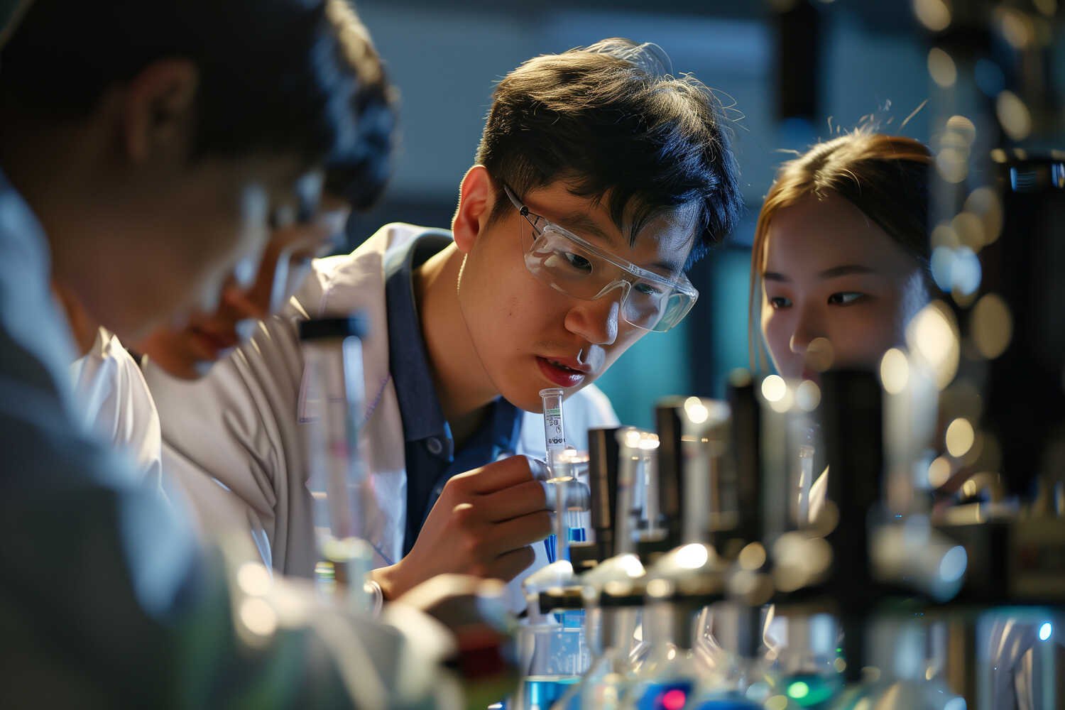 ISEIE全球校园 - 科学家团队进行实验研究展示全球学术合作成果 - ISEIE创新学院