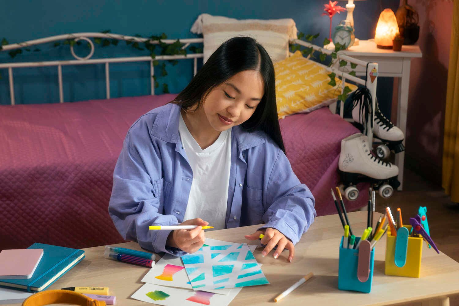 教学资源文凭 - 女性绘画创作展示教学资源艺术设计与手工制作技能 - ISEIE中国